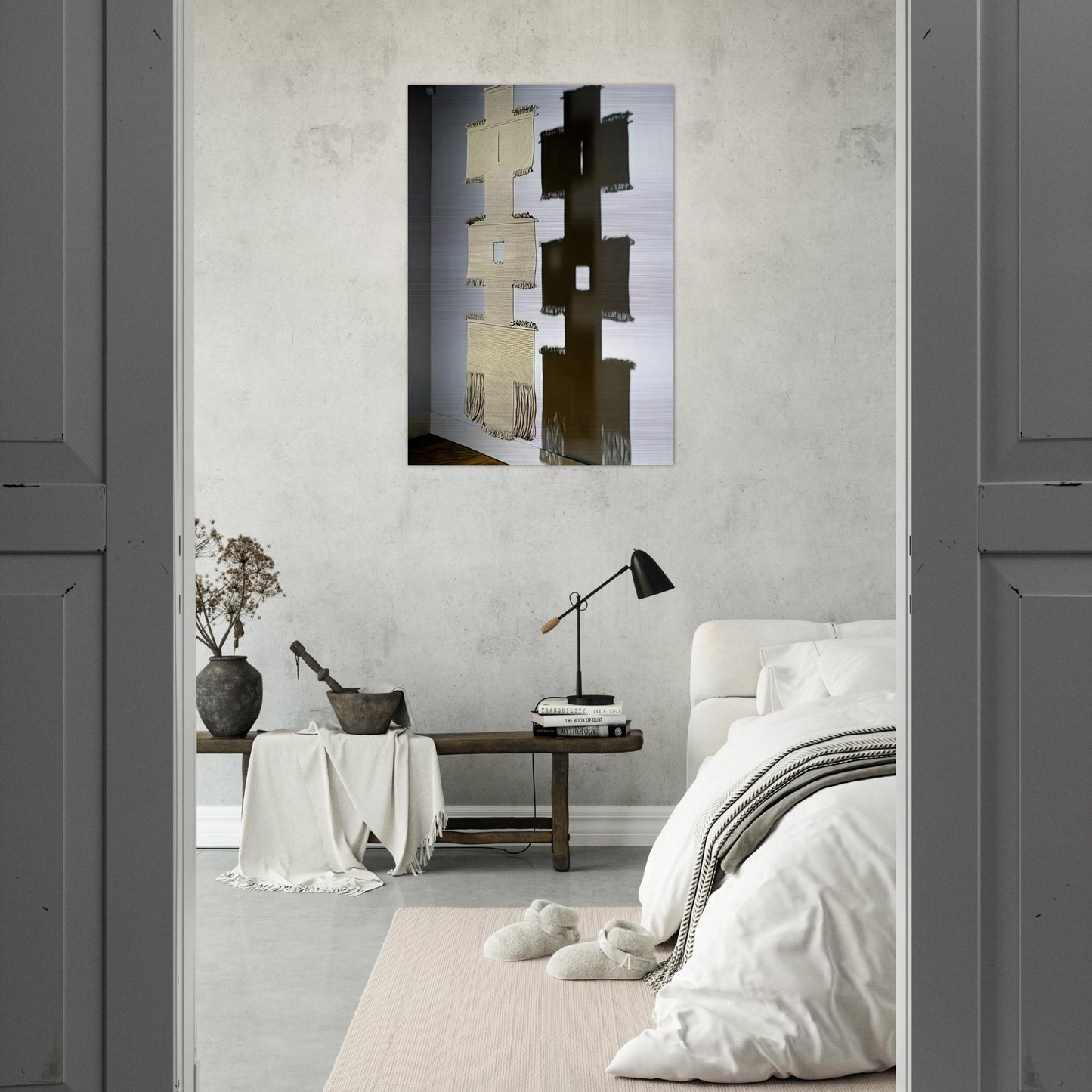 PATH II 1966 - Lenore Tawney Brushed Aluminum Print - 70x100 cm / 28x40 inches | Lenore Tawney Aluminum Print | Lenore Tawney Prints