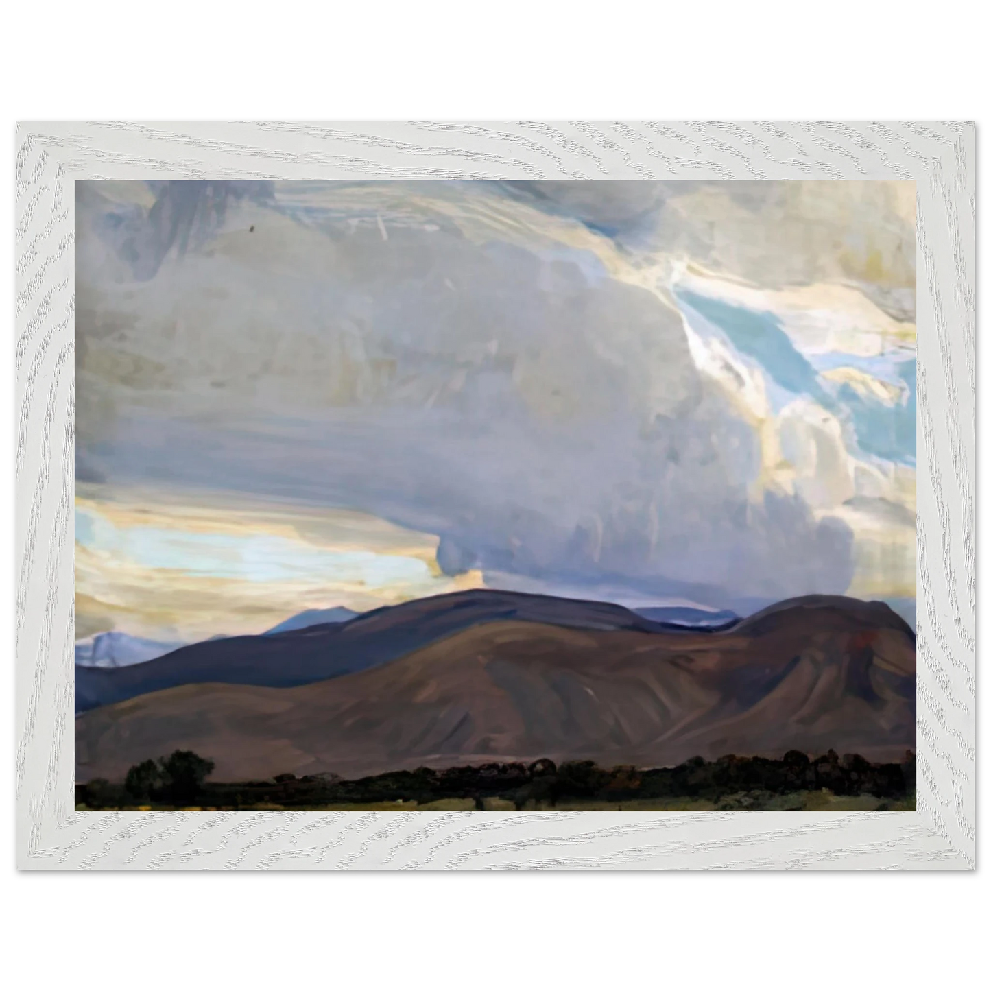 Maynard Dixon - STORM FROM THE SIERRA 1937 Wall art - A3 (29.7 x 42  cm) - Fine Art Poster-canvas - -