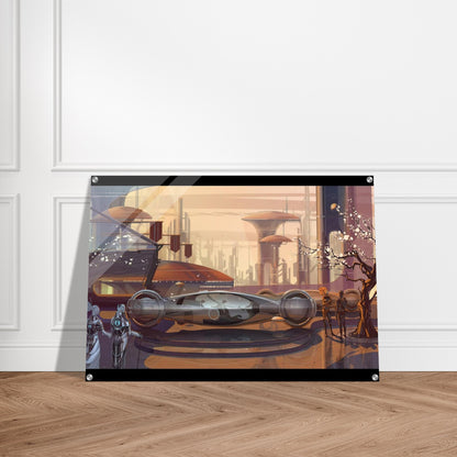 Syd Mead - Syd Mead Acrylic Print - 70x100 cm / 28x40″ inches