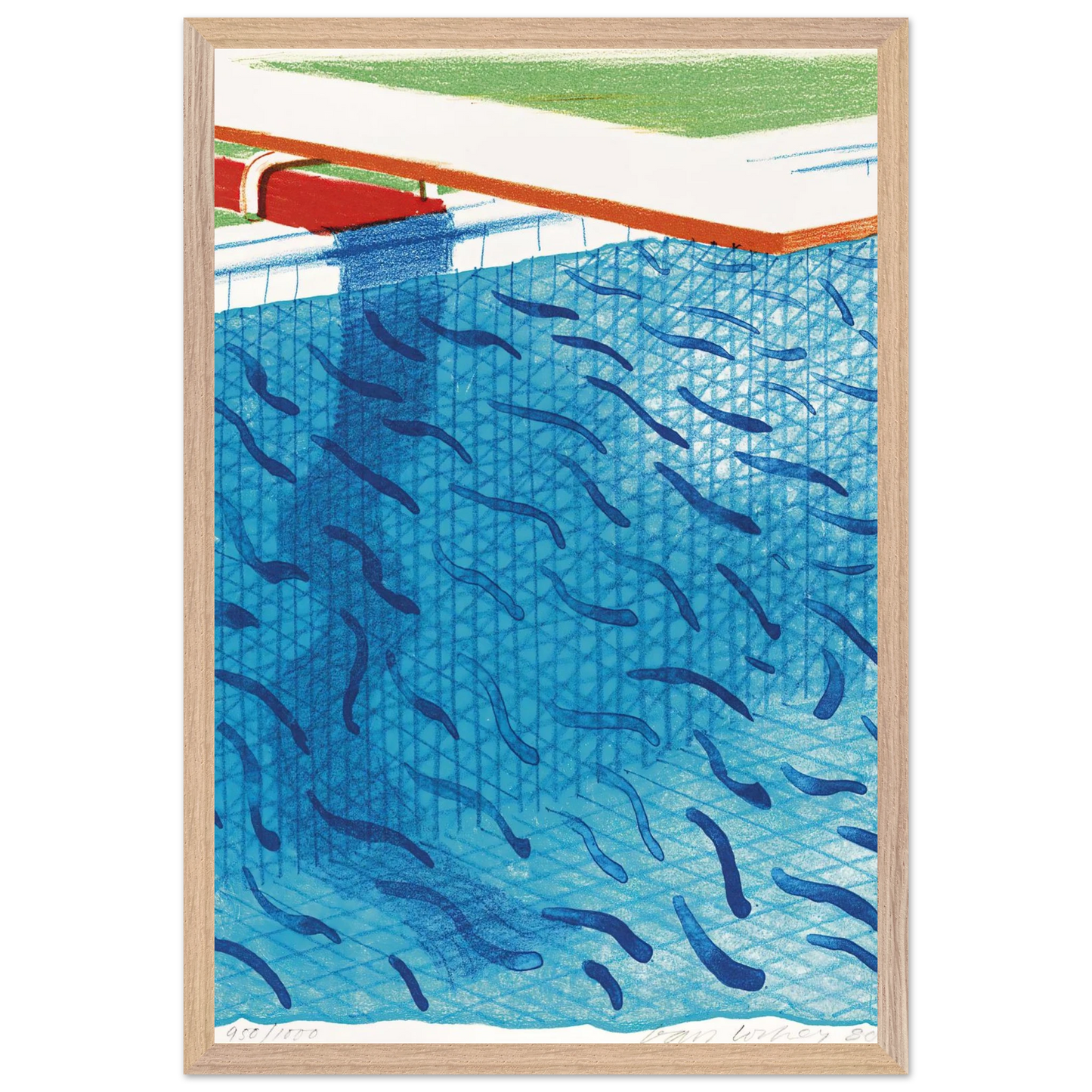 David Hockney - David Hockney Wall art - A1 (59.4 x 84.1  cm) - Fine Art Poster-canvas - -