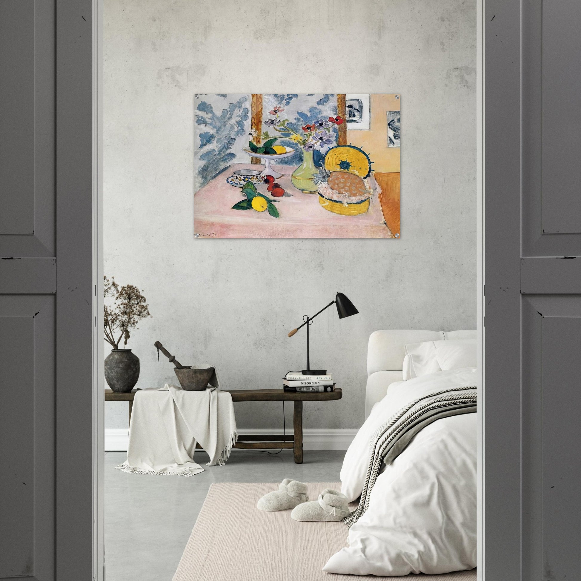 STILL LIFE WITH PINEAPPLES - Henri Matisse Acrylic Print - 70x100 cm / 28x40″ inches