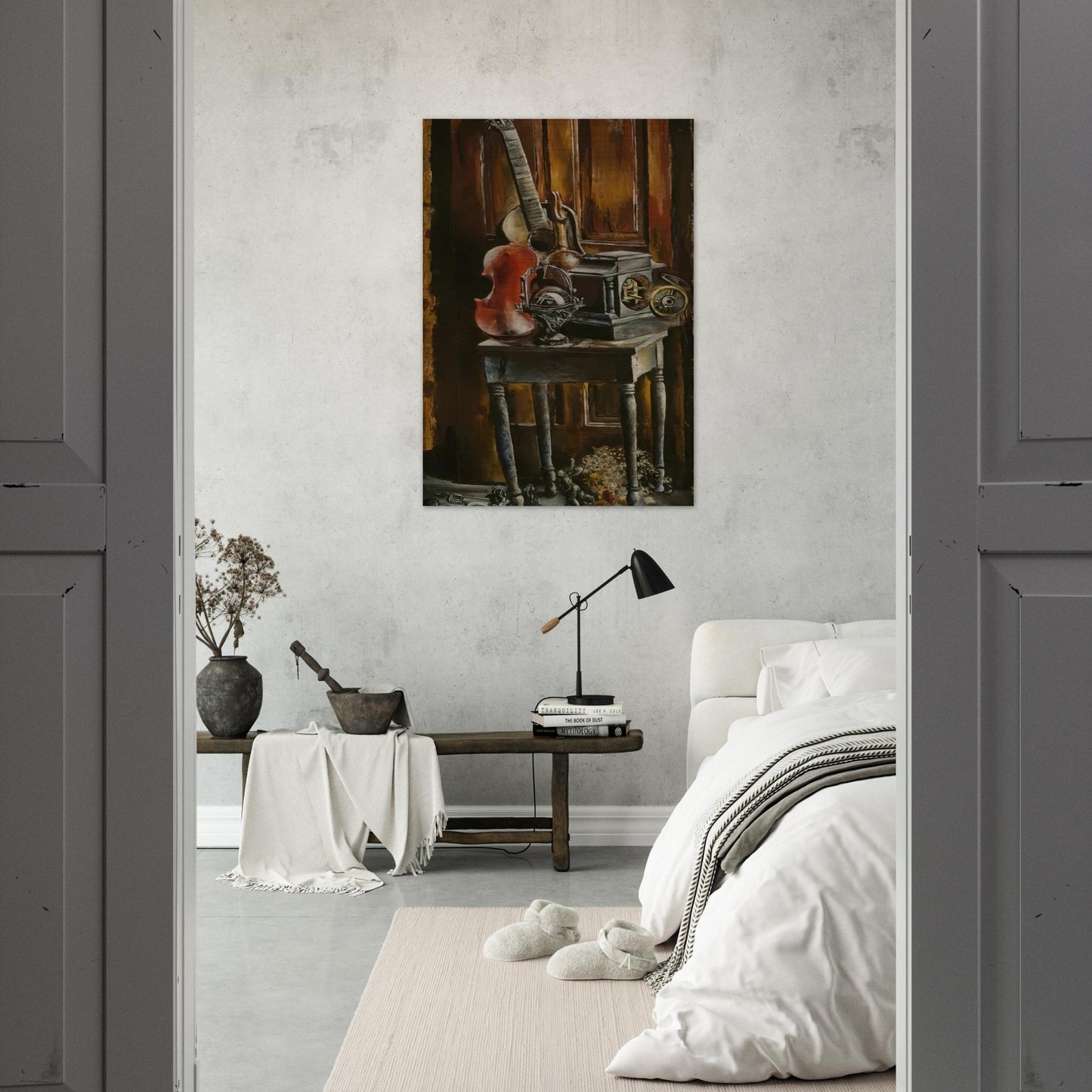 THIS ICHNOLITE OF MINE - Ivan Albright Brushed Aluminum Print - 70x100 cm / 28x40 inches | Ivan Albright Aluminum Print | Ivan Albright Prints