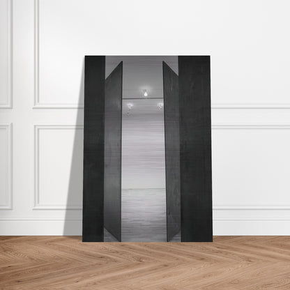 CIRCUIT II 1972 - Richard Serra Brushed Aluminum Print - 70x100 cm / 28x40 inches | Richard Serra Aluminum Print | Richard Serra Prints