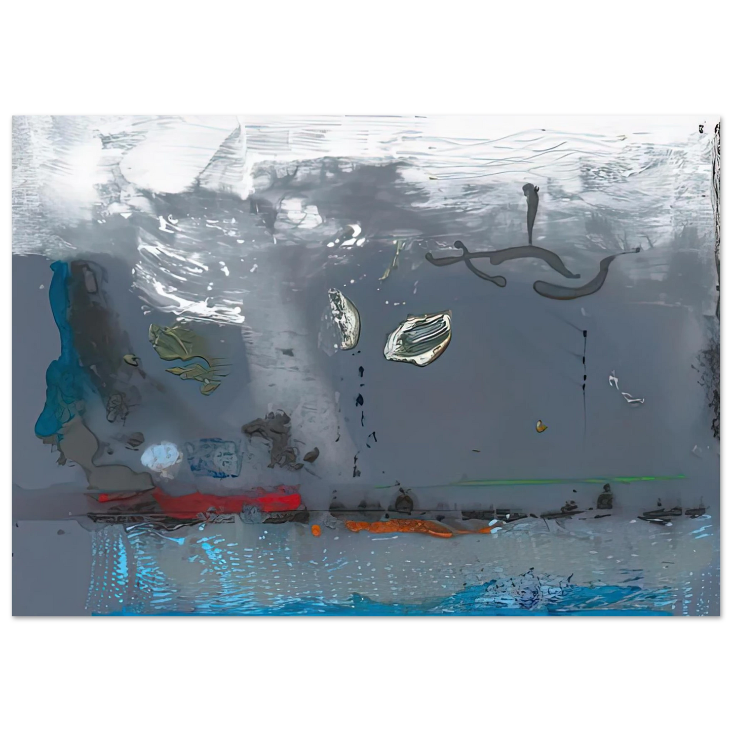 Helen Frankenthaler - Vespers, 1992- Wall Art - 60x80 cm / 24x32 inches - Fine Art Poster-canvas - -