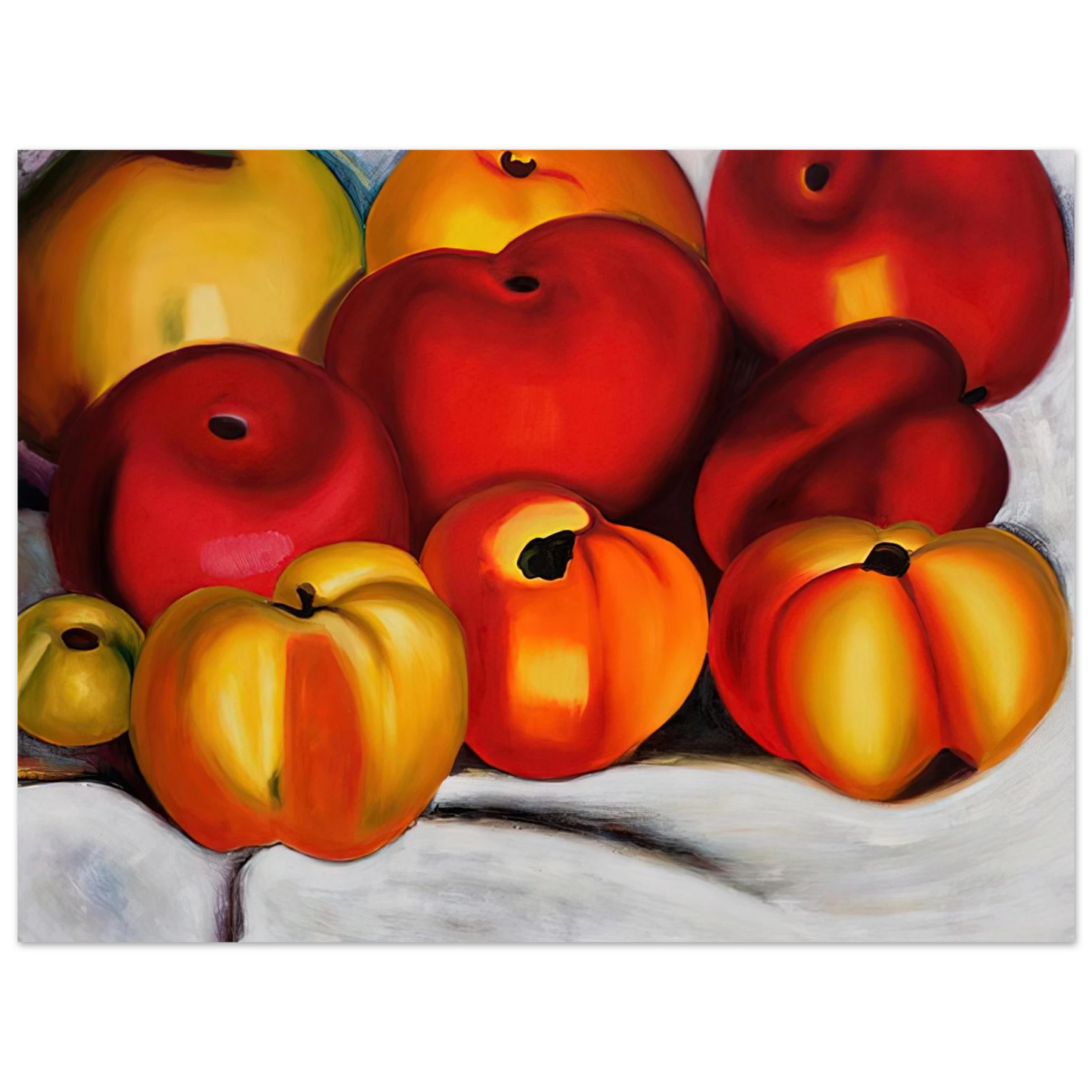 Georgia O'Keeffe - Apple Family II Fine Art Poster