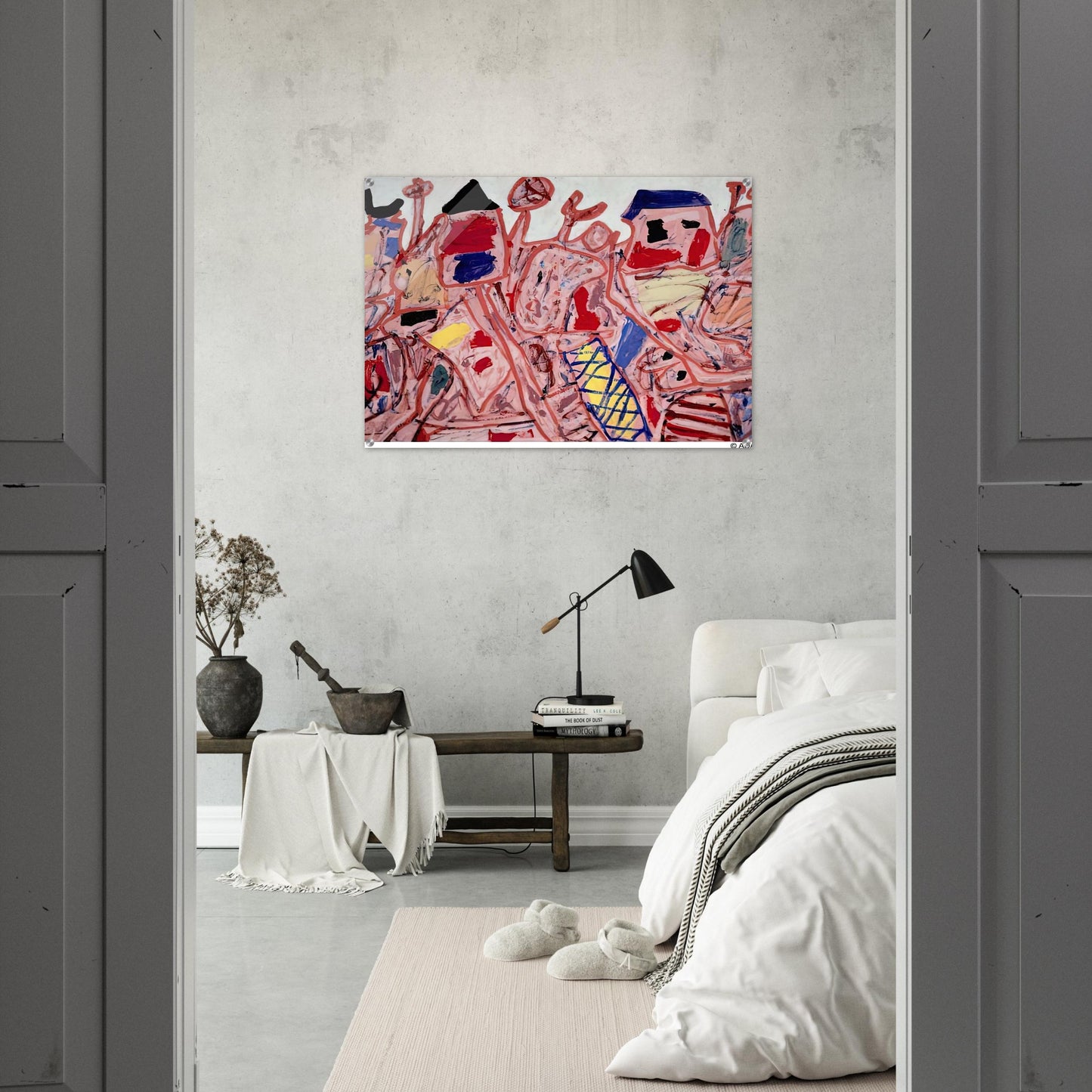 SUCCESSFUL CAMPAIGN - Jean Dubuffet Acrylic Print - 70x100 cm / 28x40″ inches