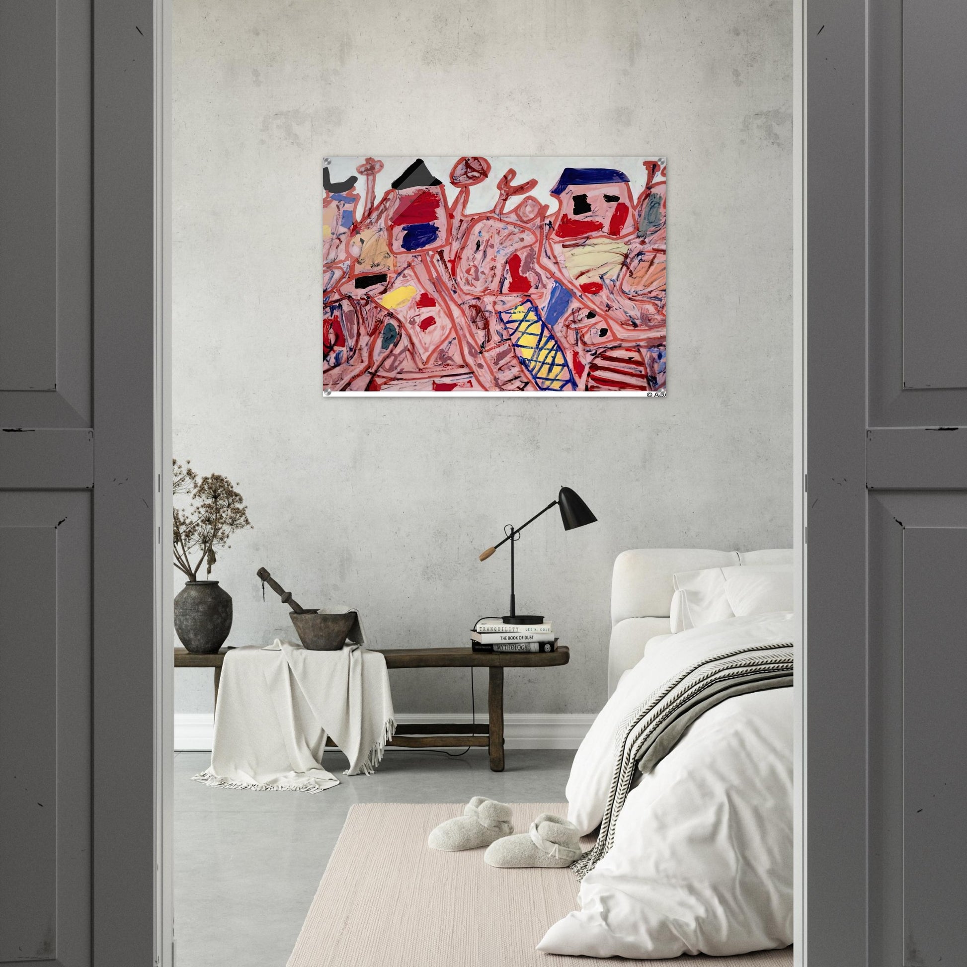 SUCCESSFUL CAMPAIGN - Jean Dubuffet Acrylic Print - 70x100 cm / 28x40″ inches