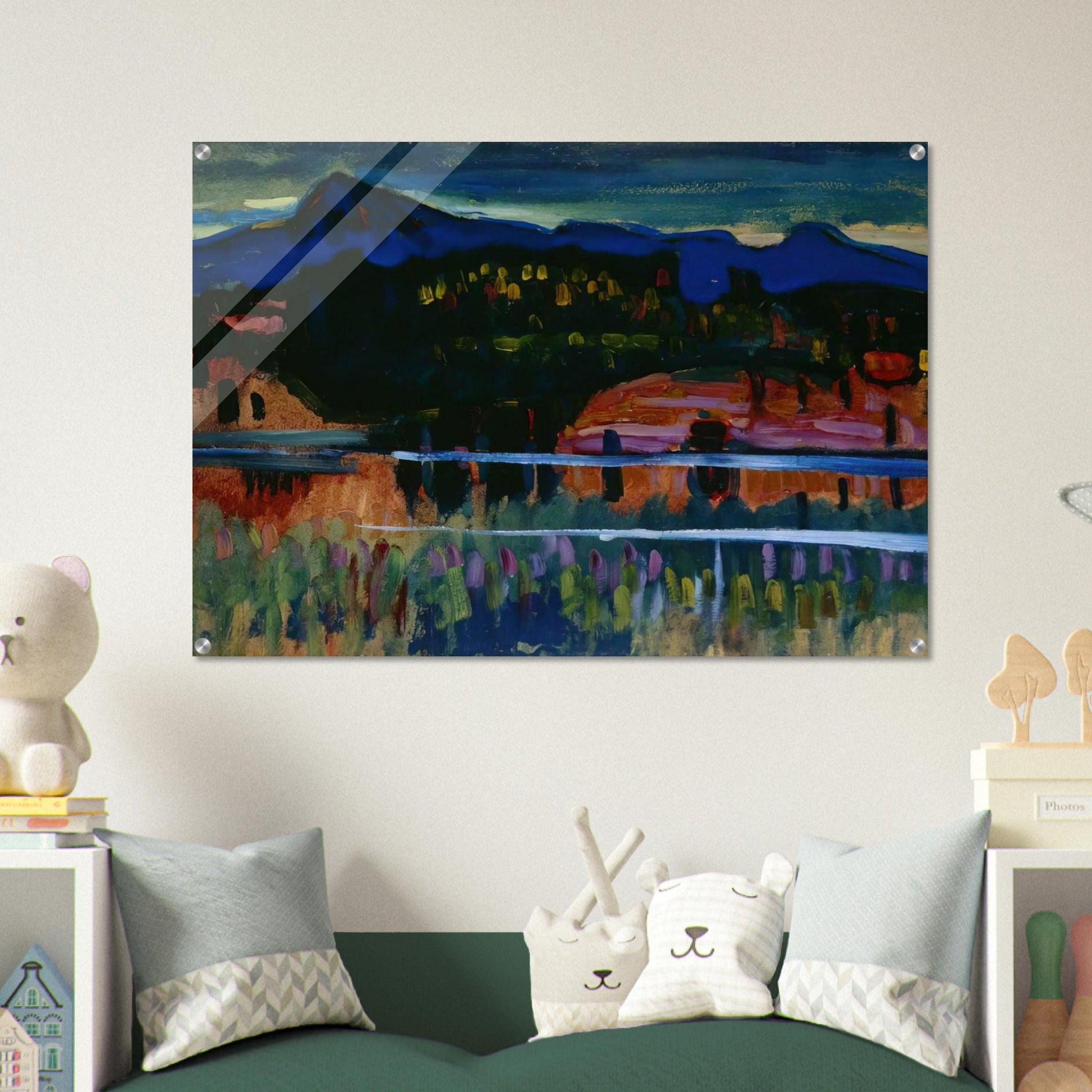 MURNAU AM STAFFELSEE 1908 - Wassily Kandinsky Acrylic Print - 70x100 cm / 28x40″ inches