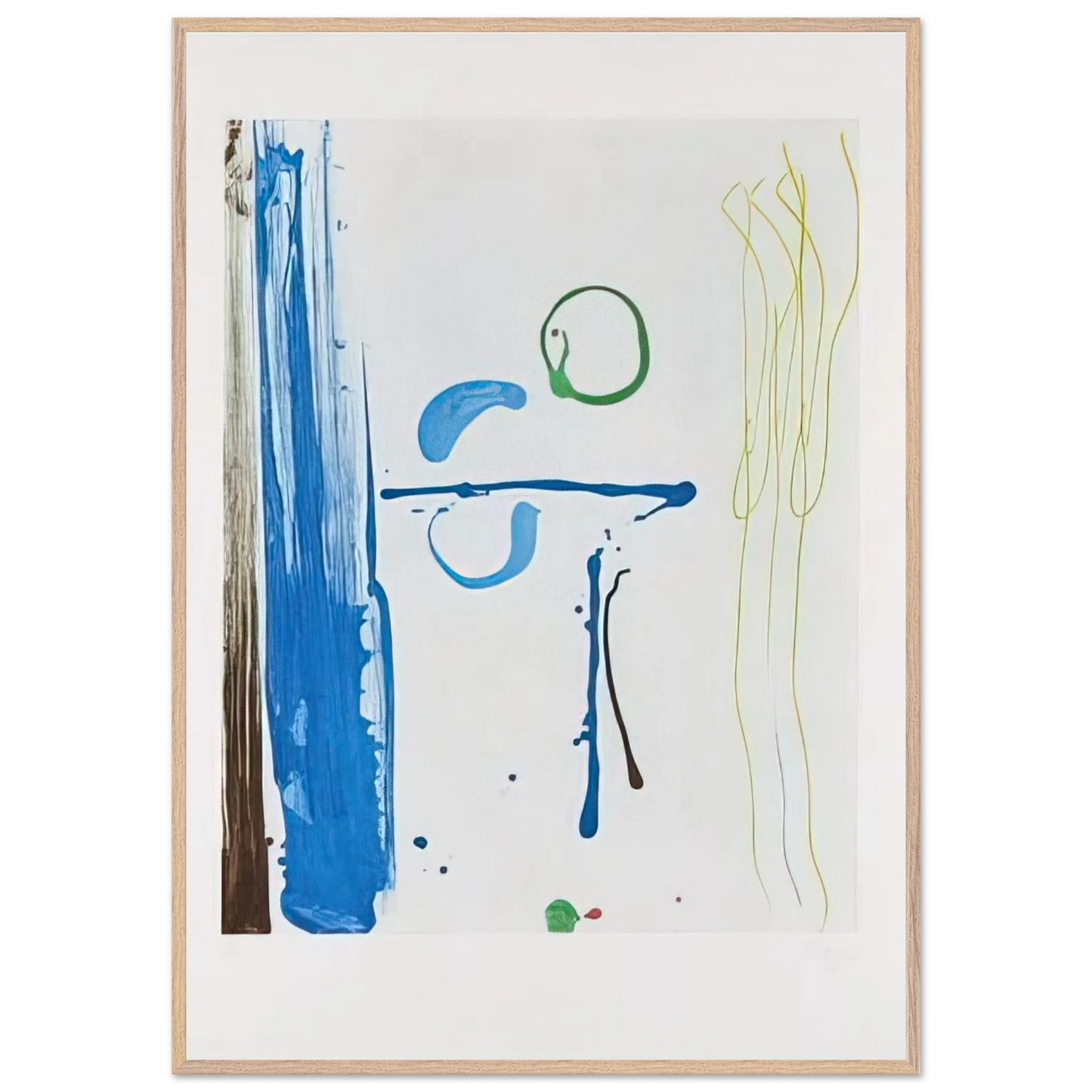 Helen Frankenthaler - Sunshine After Rain - 1987 Wall art - 20x25 cm / 8x10 inches - Fine Art Poster-canvas - -