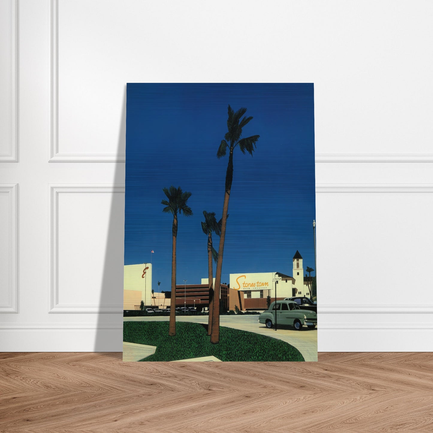 In the beginning IV Mall - Hiroshi Nagai Brushed Aluminum Print - 70x100 cm / 28x40 inches | Hiroshi Nagai Aluminum Print | Hiroshi Nagai Prints