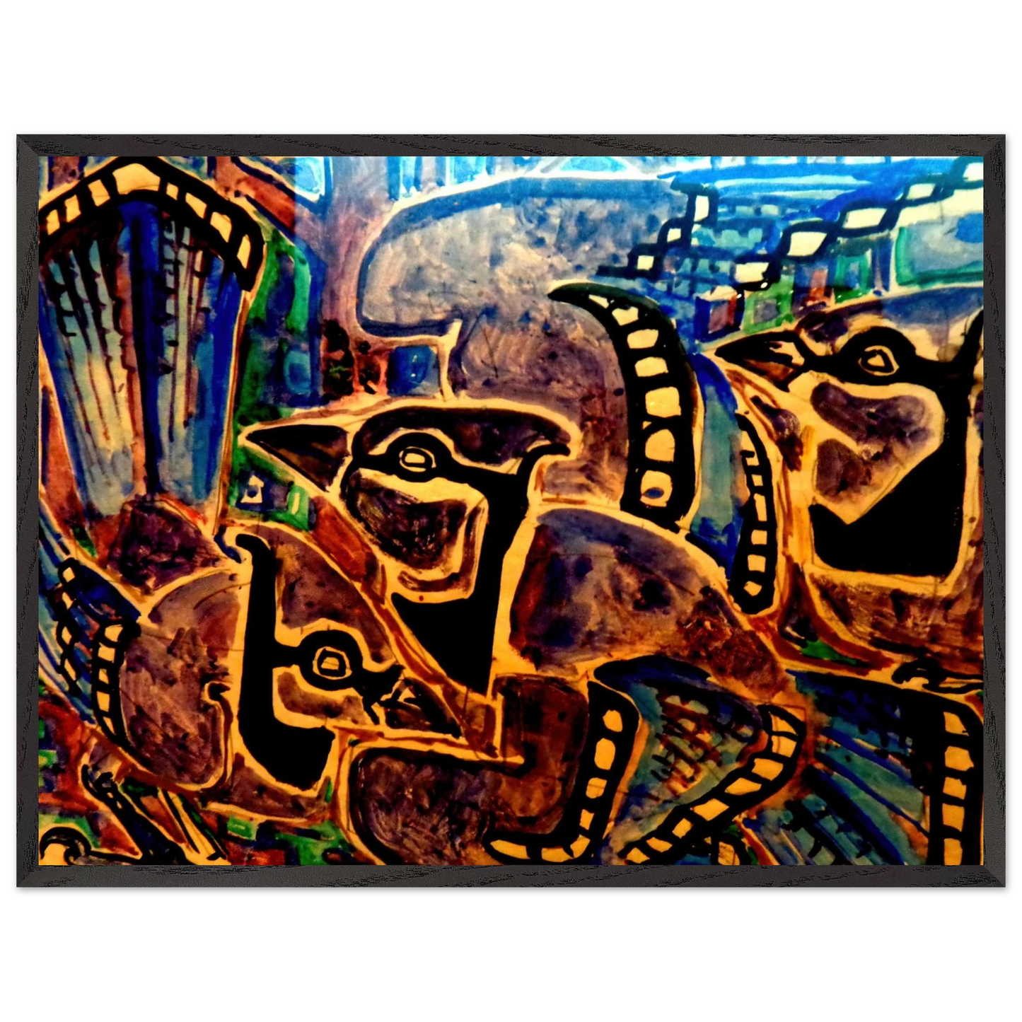 Walter Inglis Anderson - Walter Anderson Wall art - 30x40 cm / 12x16 inches - Premium Wooden Framed Poster With Fine Art Paper-canvas - Wood frame