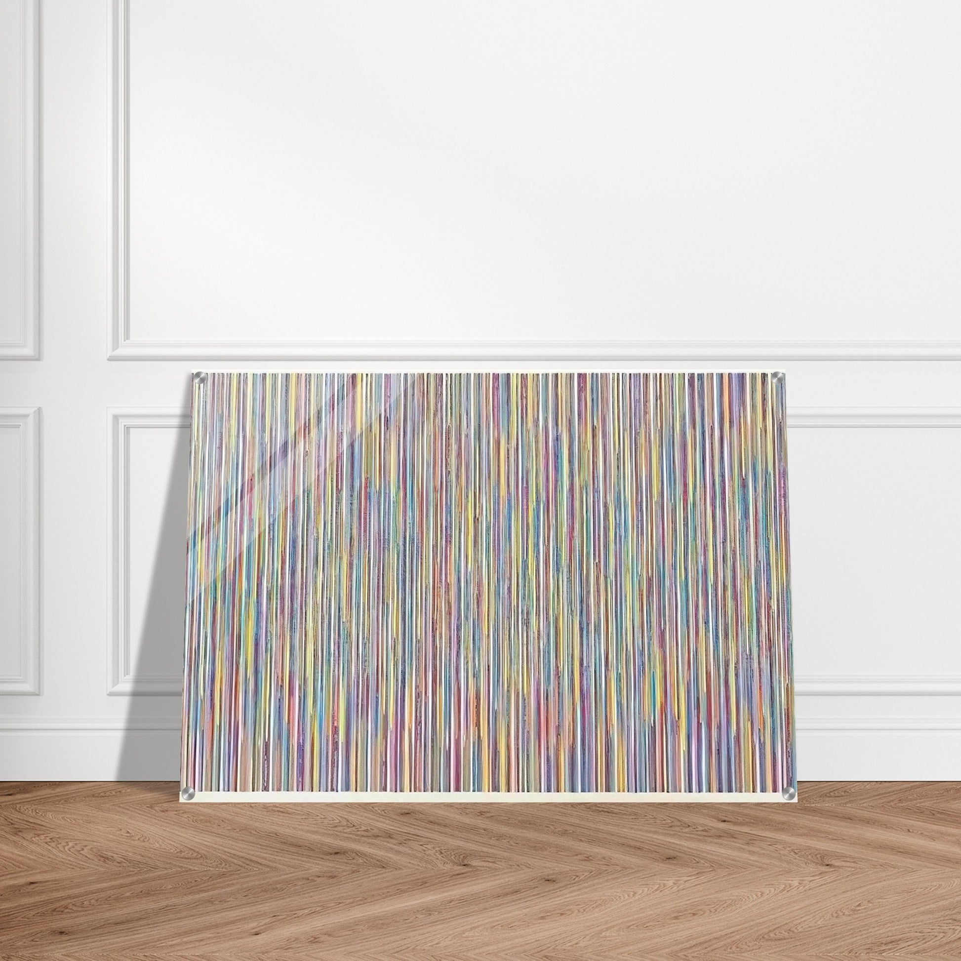 Monet's Garden - 1980 - Gene Davis Acrylic Print - 70x100 cm / 28x40″ inches
