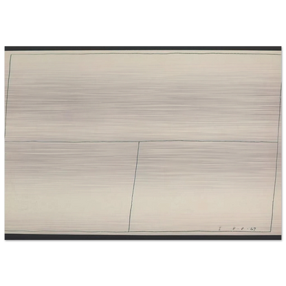 Twentieth Century Ikon Series 8.8.67 I - 1967 - Bob Law Brushed Aluminum Print - 70x100 cm / 28x40 inches | Bob Law Aluminum Print | Bob Law Prints