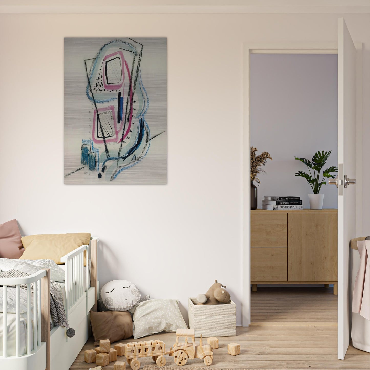 XXV - 1940 - Anne Ryan Brushed Aluminum Print - 70x100 cm / 28x40 inches | Anne Ryan Aluminum Print | Anne Ryan Prints