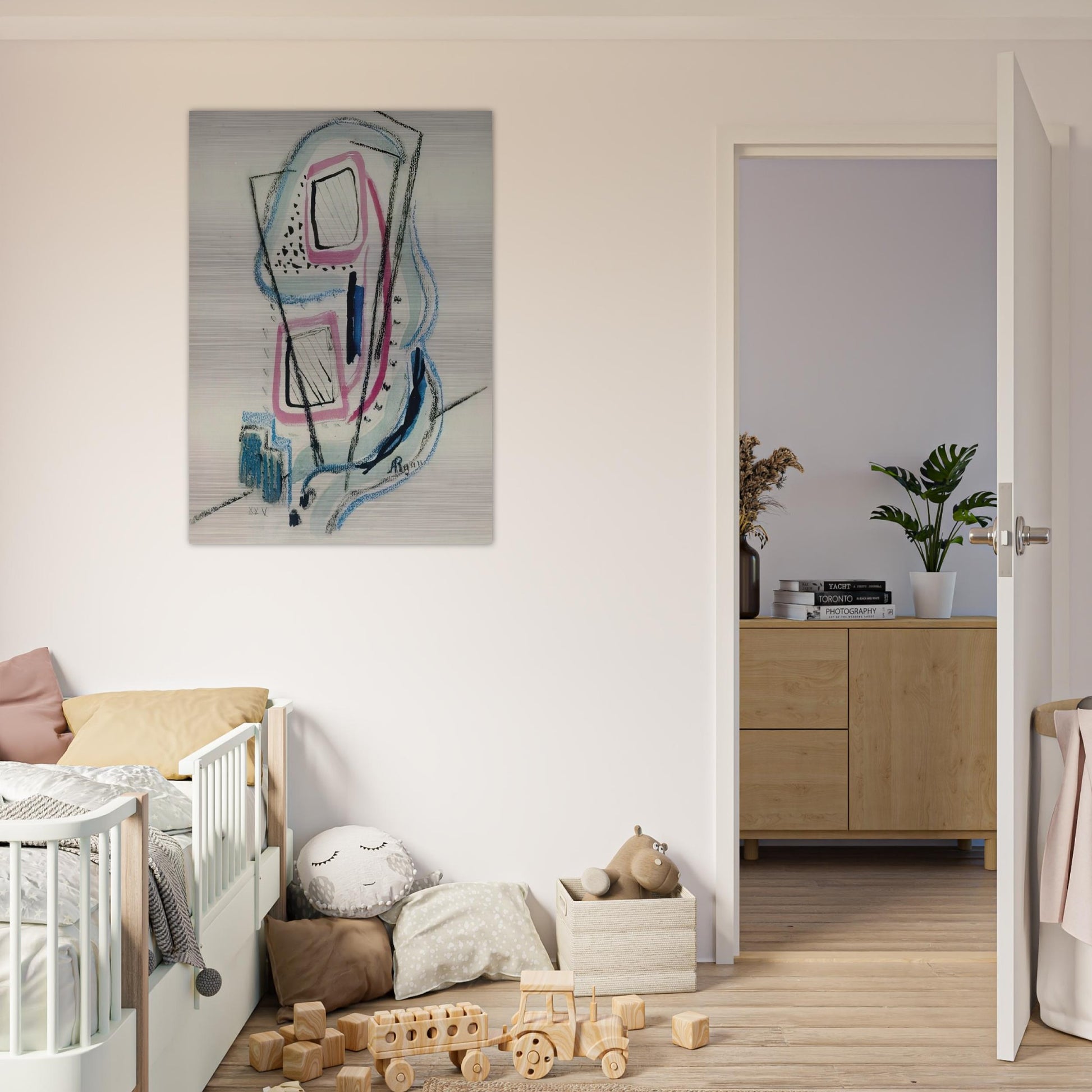 XXV - 1940 - Anne Ryan Brushed Aluminum Print - 70x100 cm / 28x40 inches | Anne Ryan Aluminum Print | Anne Ryan Prints