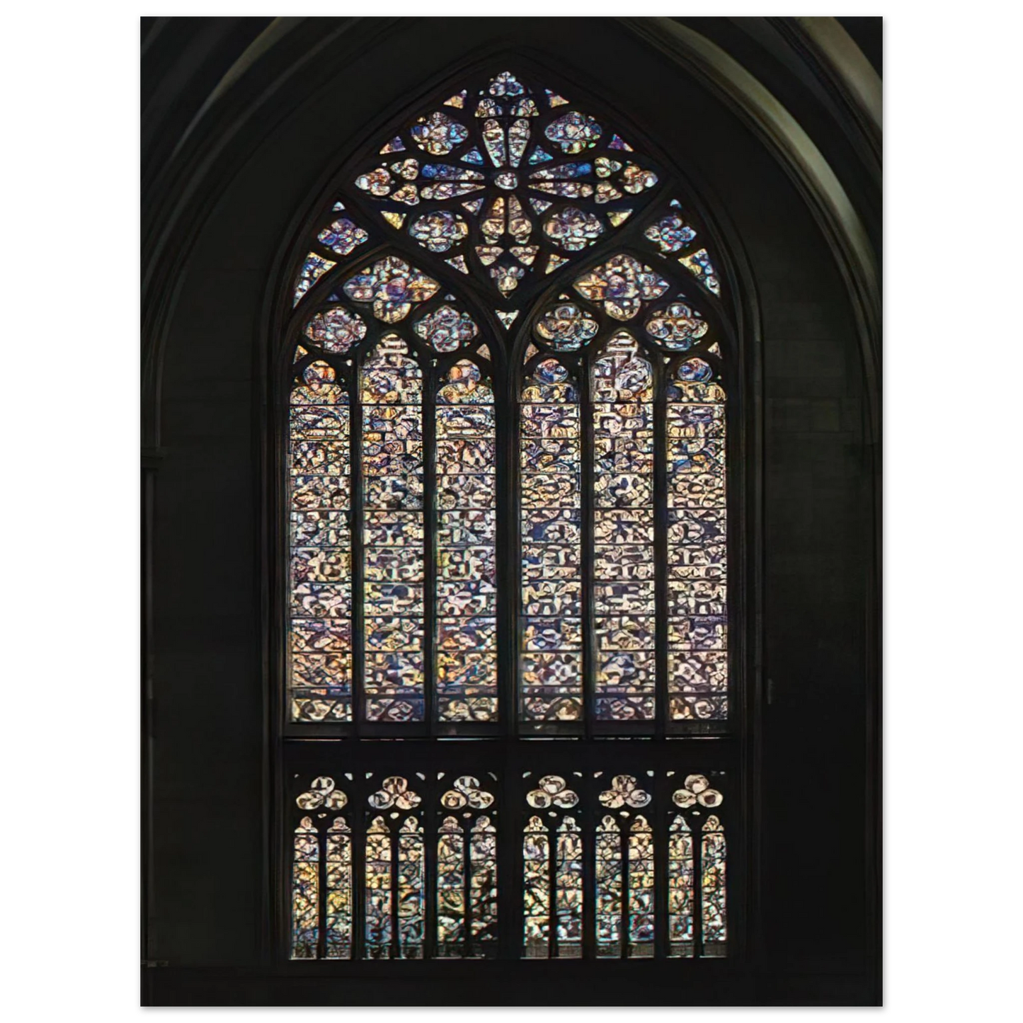 Gerhard Richter - COLOGNE CATHEDRAL WINDOW 2007  75x100 cm / 30x40inches Fine Art Poster