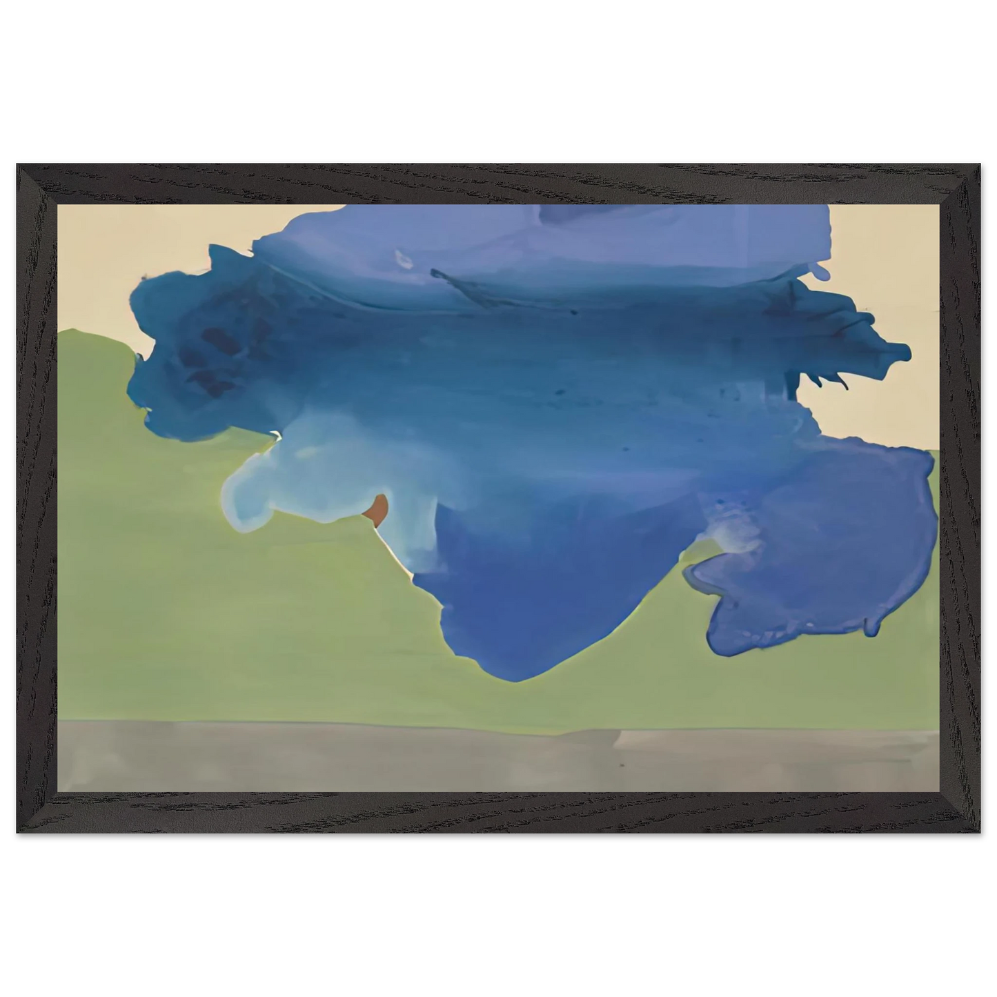 Helen Frankenthaler - The Bay, 1963- Wall Art - 28x40 inches / 70x70 cm - Canvas (Imperial)-canvas - -