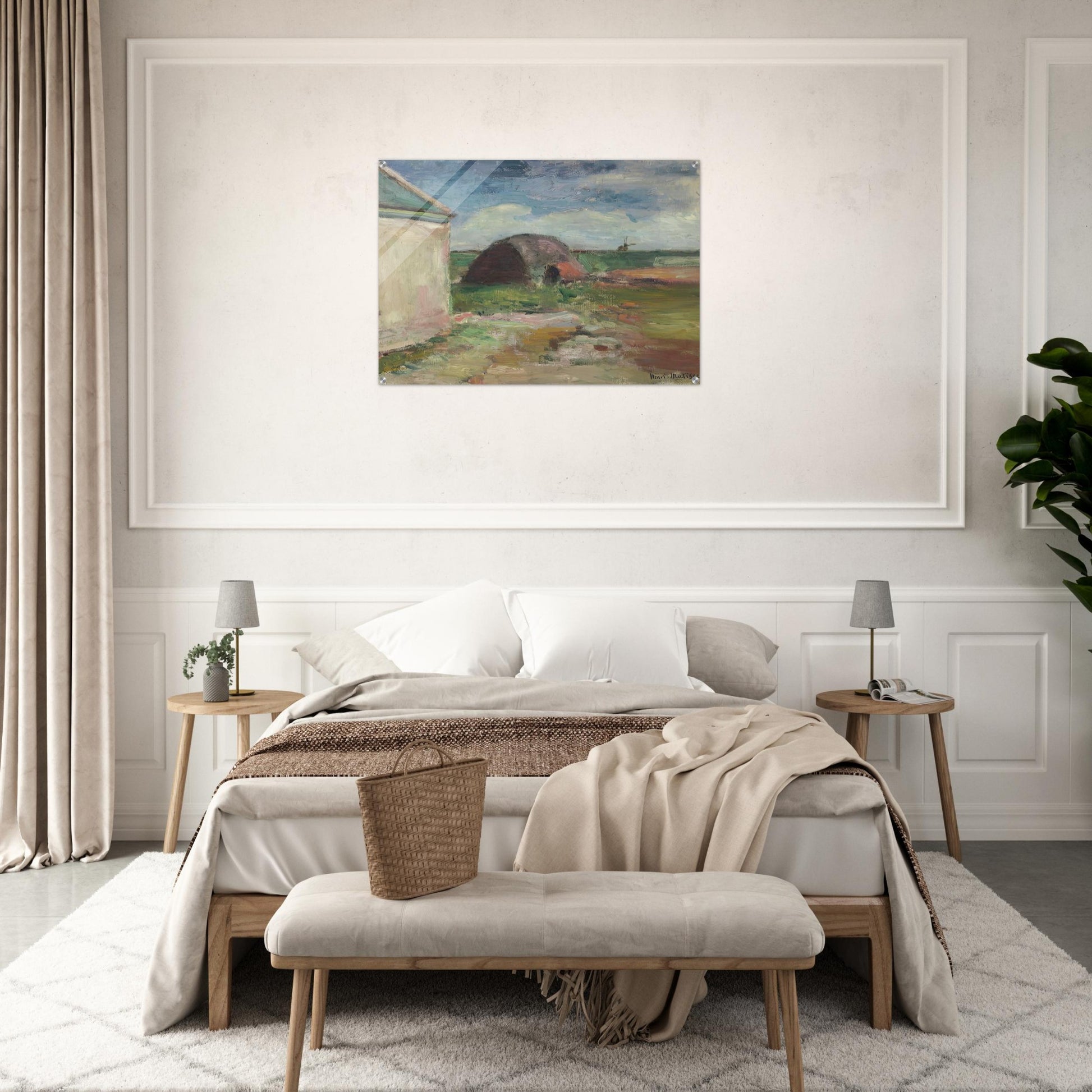 PAYSAGE DE BRETAGNE 1896 - Henri Matisse Acrylic Print - 70x100 cm / 28x40″ inches