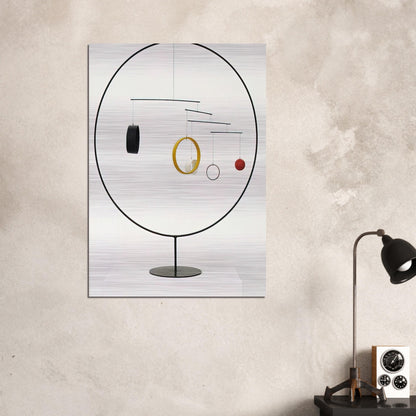 MOBILE 1934 - Alexander Calder Brushed Aluminum Print - 70x100 cm / 28x40 inches | Alexander Calder Aluminum Print | Alexander Calder Prints
