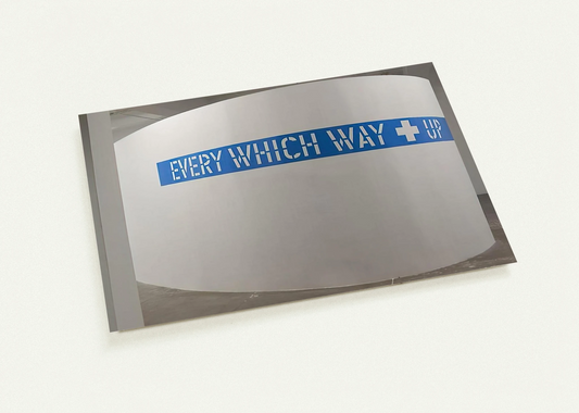Every Which Way  Up - 2010 By Lawrence Weiner Pack of 10 Post Cards | Lawrence Weiner Post Cards | A6 (10.5 x 14.8 cm) - 4.1 x 5.8 inches