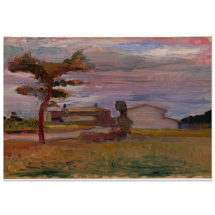 CORSICAN LANDSCAPE 1898 - Henri Matisse Brushed Aluminum Print - 70x100 cm / 28x40 inches | Henri Matisse Aluminum Print | Henri Matisse Prints