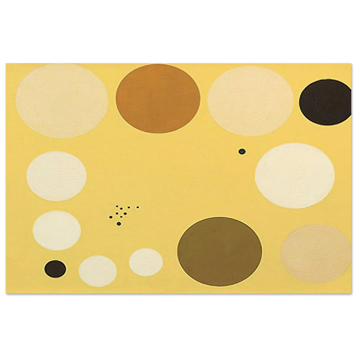 Carta celeste en amarillo n° 1 - 1953 1 - Lolo Soldevilla Art Prints - 100x150 cm / 40x60″ inches | Lolo Soldevilla Poster | Lolo Soldevilla Prints