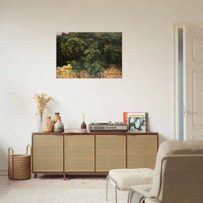 Ilex Wood, Majorca - John Singer Sargent Brushed Aluminum Print - 70x100 cm / 28x40 inches | John Singer Sargent Aluminum Print | John Singer Sargent Prints