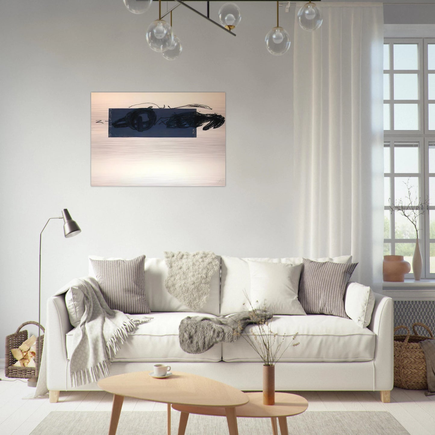 Z 1981 - Antoni Tapies Brushed Aluminum Print - 70x100 cm / 28x40 inches | Antoni Tapies Aluminum Print | Antoni Tapies Prints