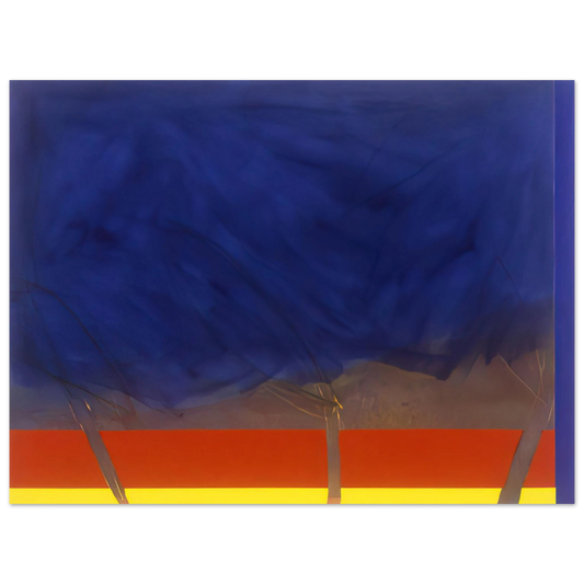Ronnie Landfield - All Night - 1989  75x100 cm / 30x40inches Fine Art Poster