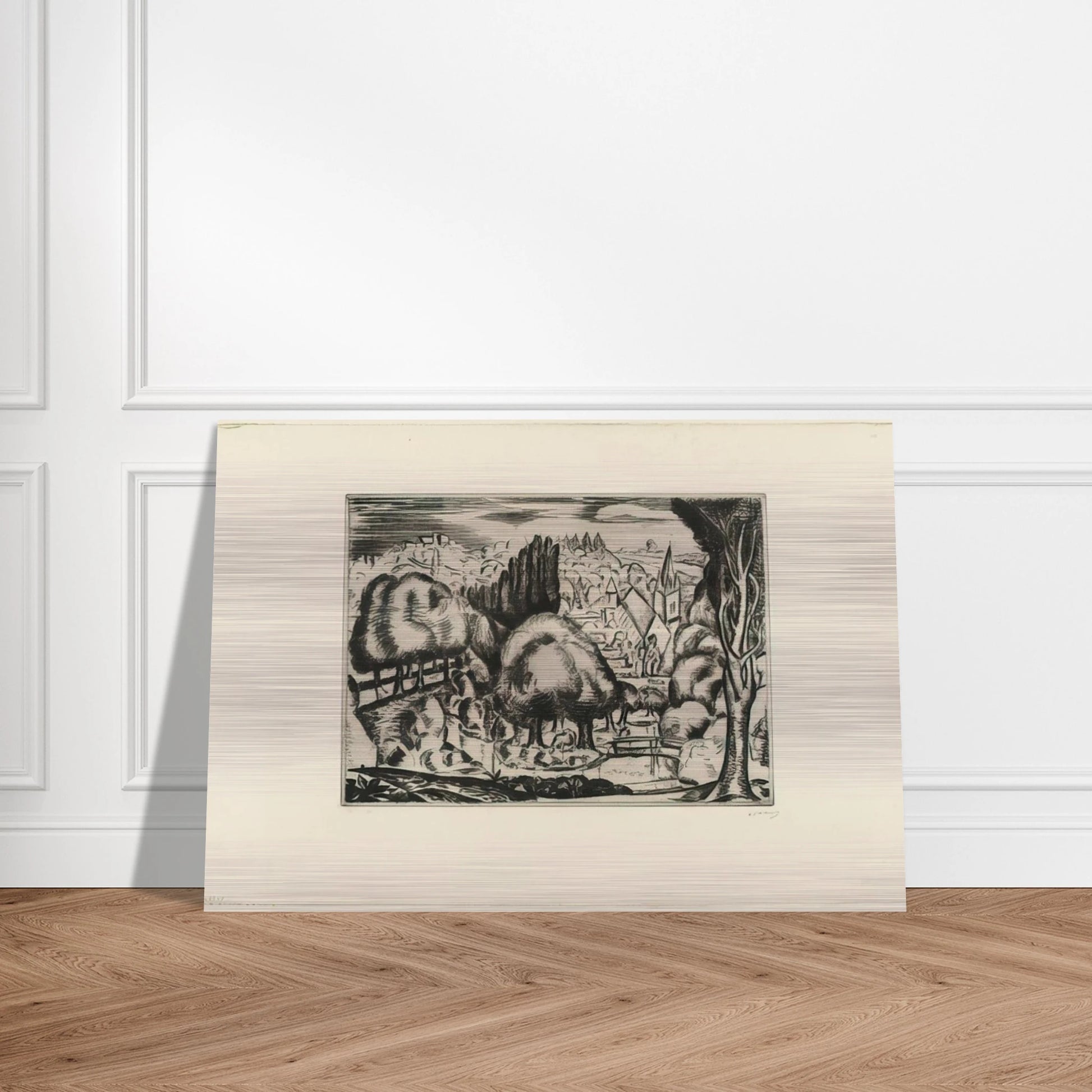 LANDSCAPE 1907 2 - Andre Derain Brushed Aluminum Print - 70x100 cm / 28x40 inches | Andre Derain Aluminum Print | Andre Derain Prints