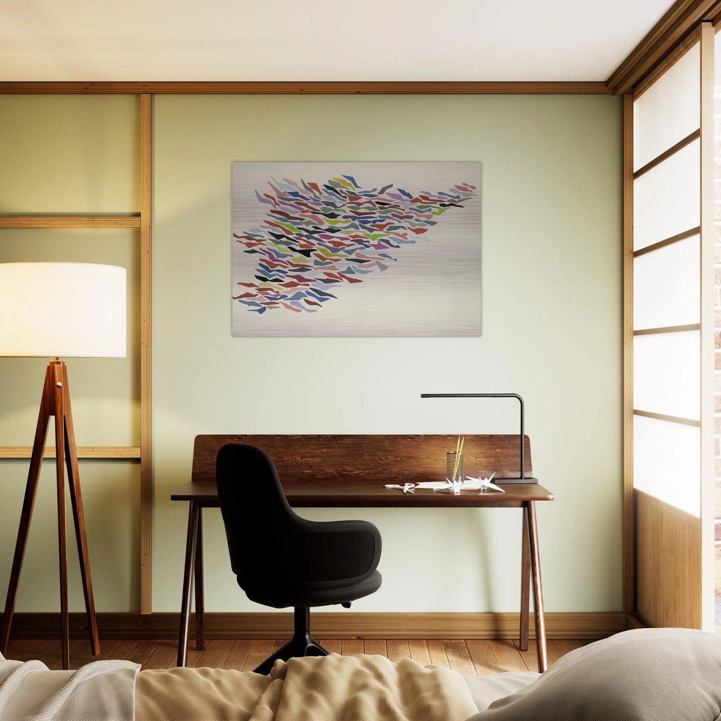 Variables with Color - Post-Painterly Abstraction - Robert Goodnough Brushed Aluminum Print - 70x100 cm / 28x40 inches | Robert Goodnough Aluminum Print | Robert Goodnough Prints