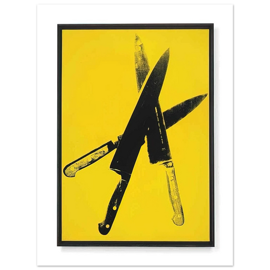 Andy Warhol - Knives Fine Art Poster