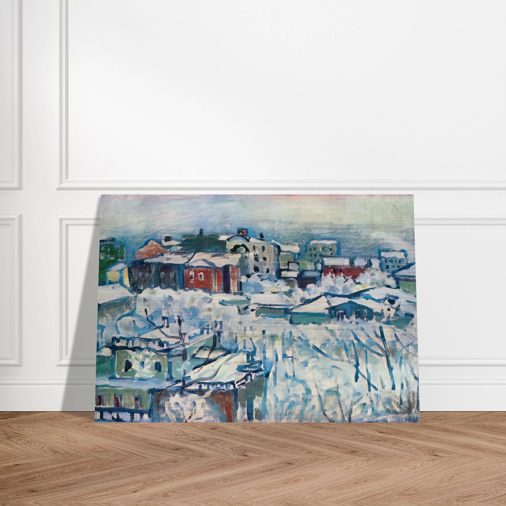 MOSCOW SMOLENSKY BOULEVARD STUDY 1916 - Wassily Kandinsky Brushed Aluminum Print - 70x100 cm / 28x40 inches | Wassily Kandinsky Aluminum Print | Wassily Kandinsky Prints