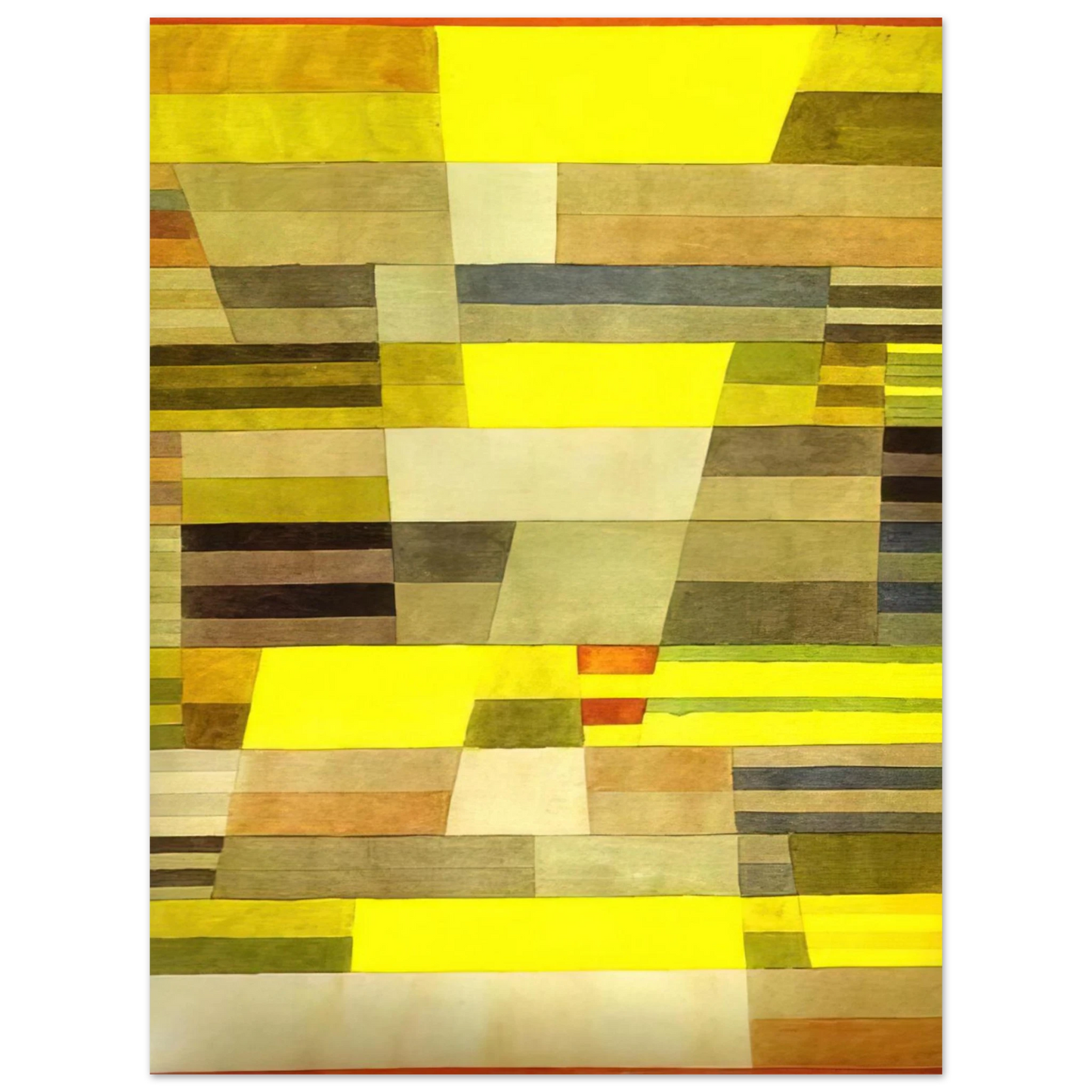 Paul Klee - MONUMENT 1929  75x100 cm / 30x40inches Fine Art Poster