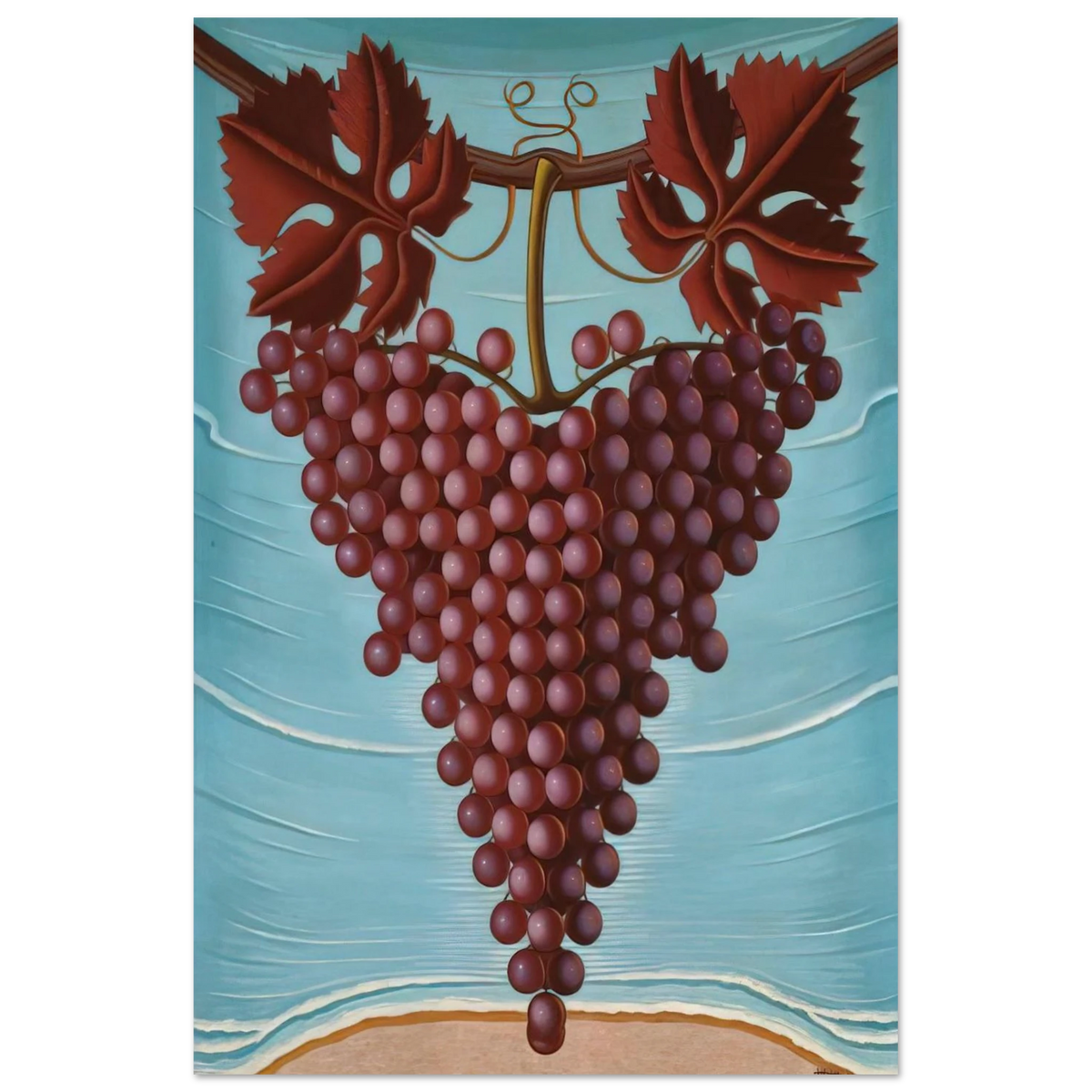 El Racimo De Uvas - 1944 - Maruja Mallo Art Prints - 100x150 cm / 40x60″ inches | Maruja Mallo Poster | Maruja Mallo Prints