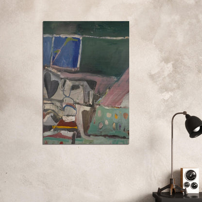 Berkeley #58 - Richard Diebenkorn Brushed Aluminum Print - 70x100 cm / 28x40 inches | Richard Diebenkorn Aluminum Print | Richard Diebenkorn Prints