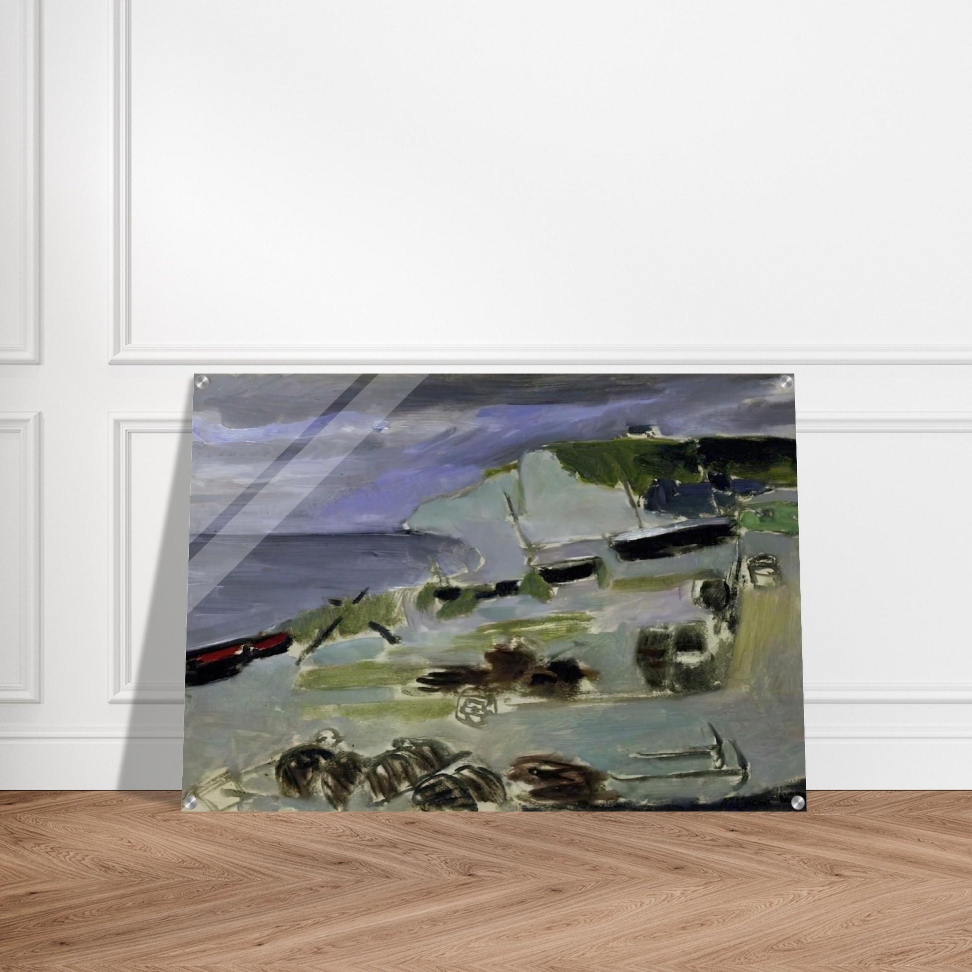 BOATS ON THE BEACH ETRETAT 1920 - Henri Matisse Acrylic Print - 70x100 cm / 28x40″ inches