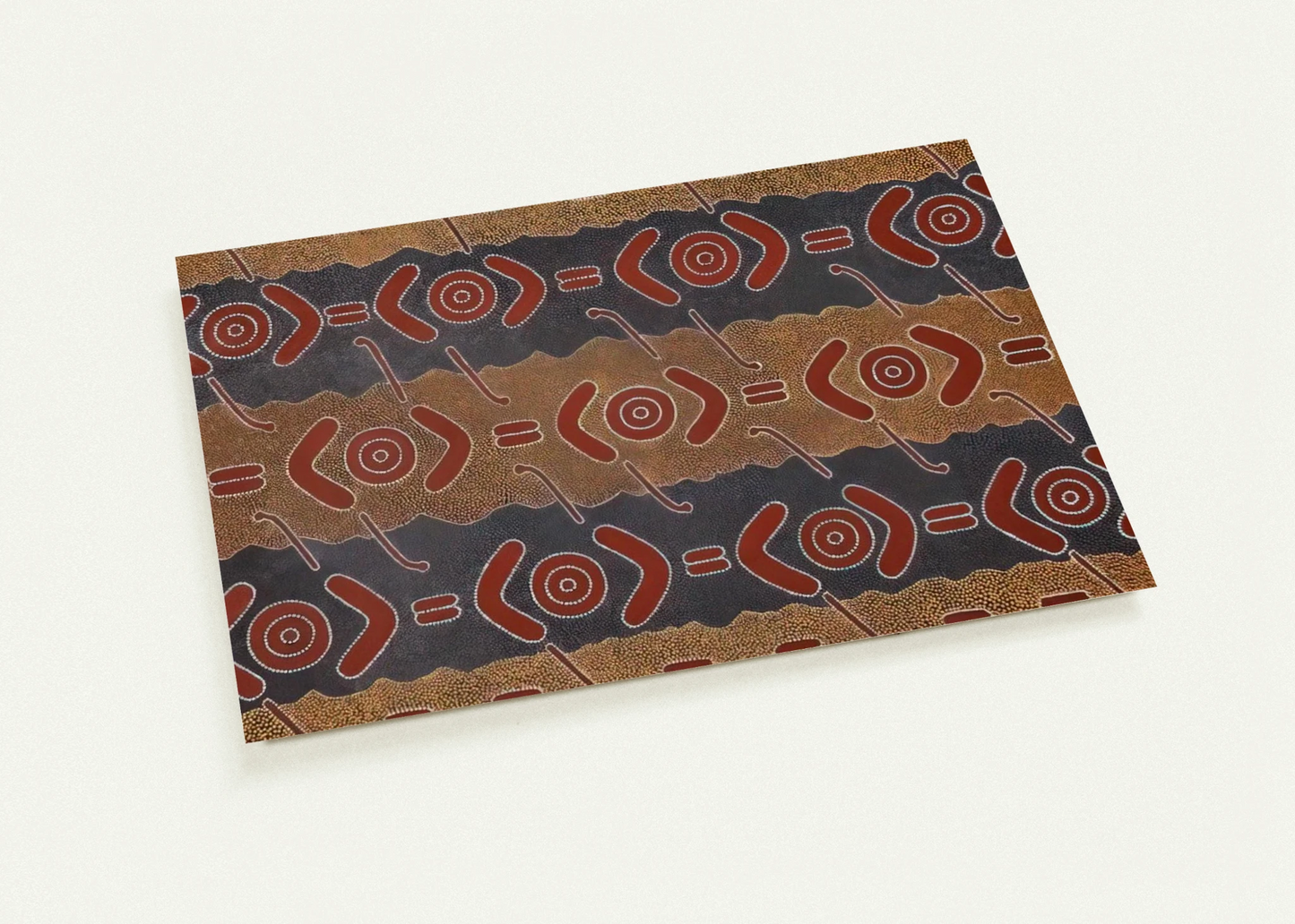 Men's Dreaming - Native Art By Clifford Possum Tjapaltjarri Pack of 10 Post Cards | Clifford Possum Tjapaltjarri Post Cards | A6 (10.5 x 14.8 cm) - 4.1 x 5.8 inches