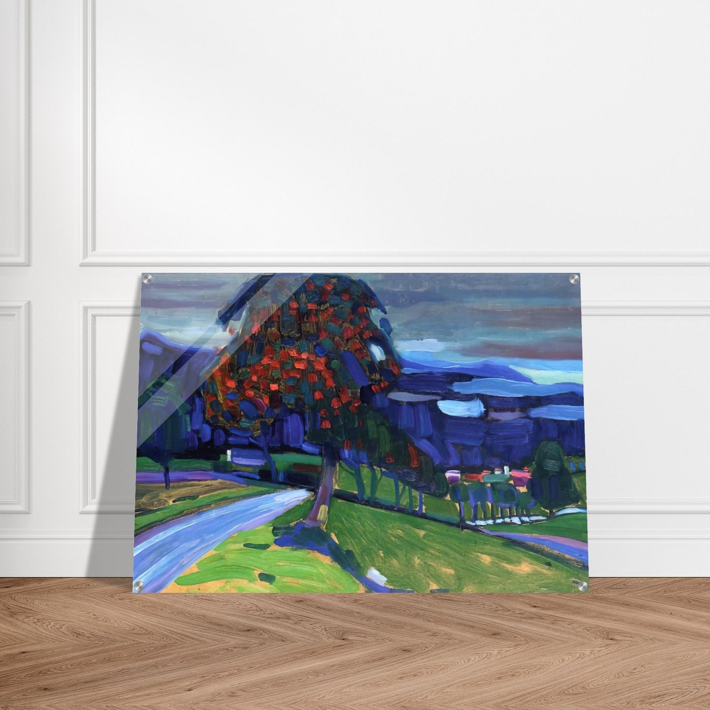 AUTUMN IN MURNAU 1908 - Wassily Kandinsky Acrylic Print - 70x100 cm / 28x40″ inches