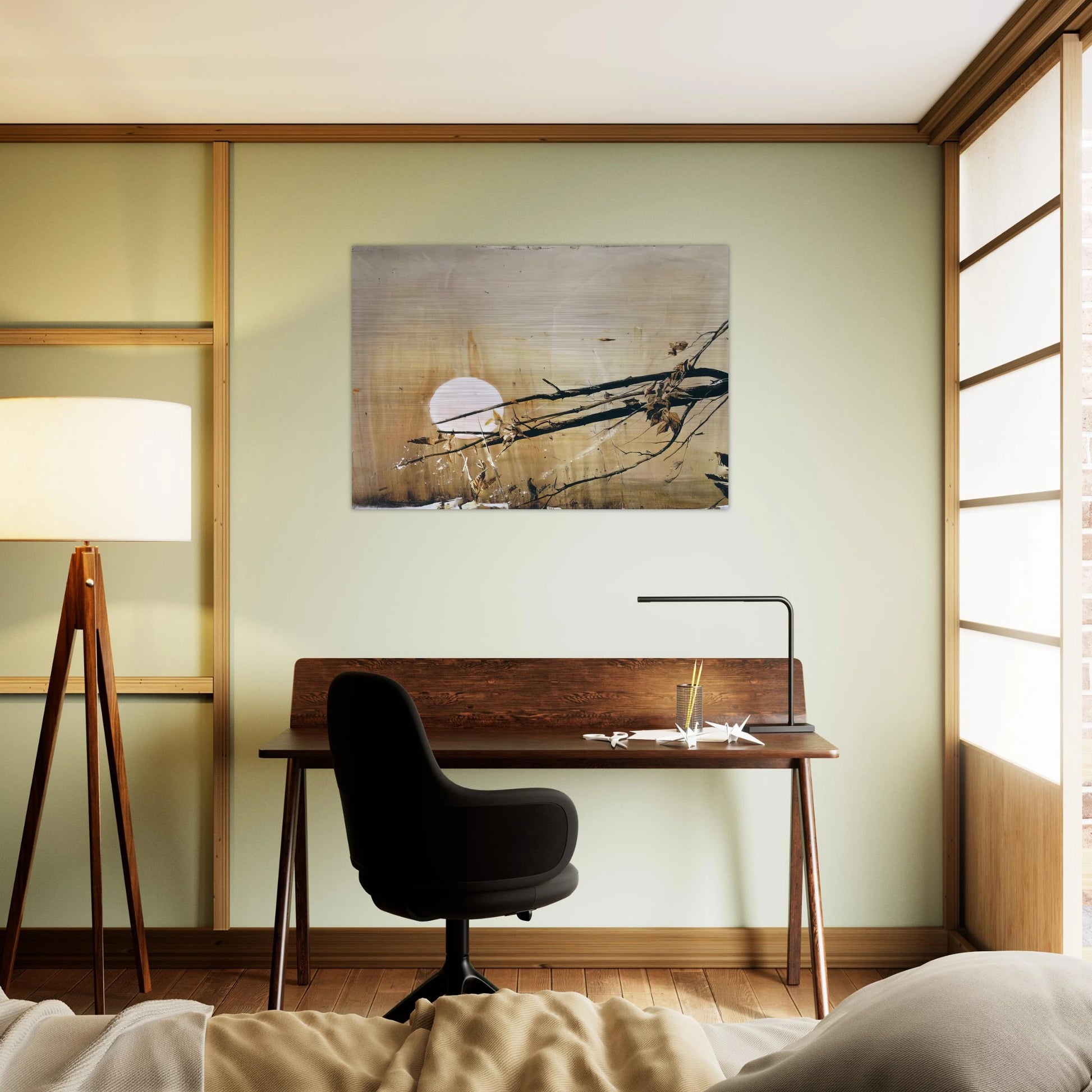 FULL MOON 1980 - Andrew Wyeth Brushed Aluminum Print - 70x100 cm / 28x40 inches | Andrew Wyeth Aluminum Print | Andrew Wyeth Prints