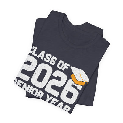 Abschluss-T-Shirt für den Jahrgang 2026, Abschluss-Shirt, Unisex-Abschlussgeschenk, Kleidung für Highschool-Absolventen, T-Shirt für Studienanfänger