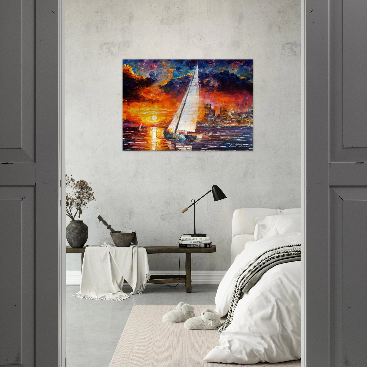 Leonid Afremov - Leonid Afremov Brushed Aluminum Print - 70x100 cm / 28x40 inches | Leonid Afremov Aluminum Print | Leonid Afremov Prints