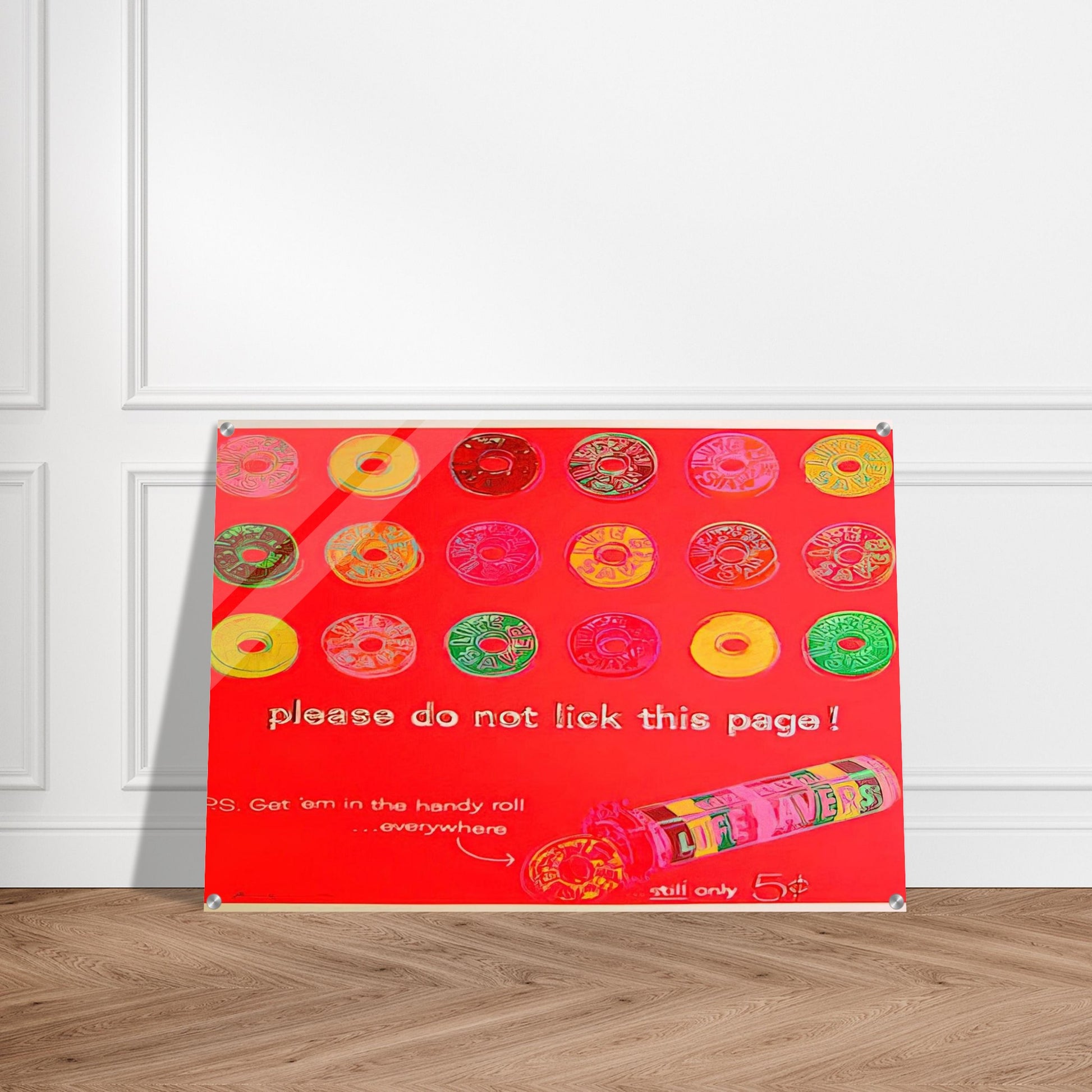 Life Savers - Andy Warhol Acrylic Print - 70x100 cm / 28x40″ inches