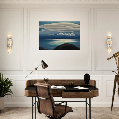 Lake Superior - 1928 - Lawren Harris Brushed Aluminum Print - 70x100 cm / 28x40 inches | Lawren Harris Aluminum Print | Lawren Harris Prints