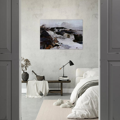 THE WHITE DORY 1941 - Andrew Wyeth Brushed Aluminum Print - 70x100 cm / 28x40 inches | Andrew Wyeth Aluminum Print | Andrew Wyeth Prints