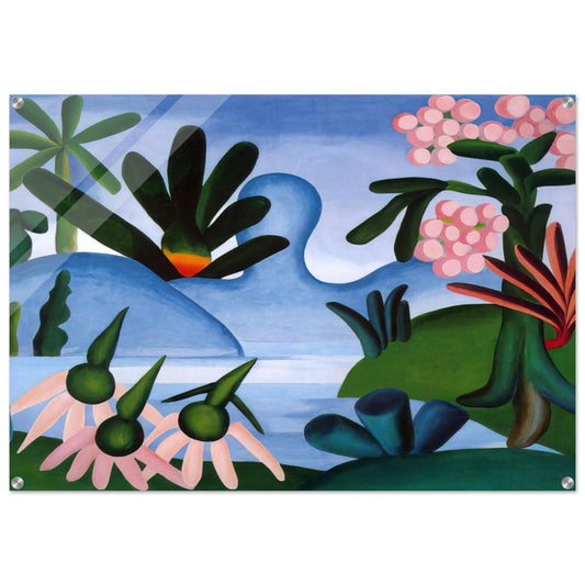 The Lake - Tarsila do Amaral Acrylic Print - 70x100 cm / 28x40″ inches