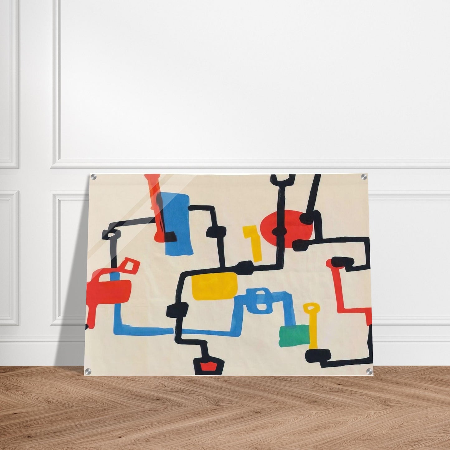 Oil Fields - Etel Adnan Acrylic Print - 70x100 cm / 28x40″ inches