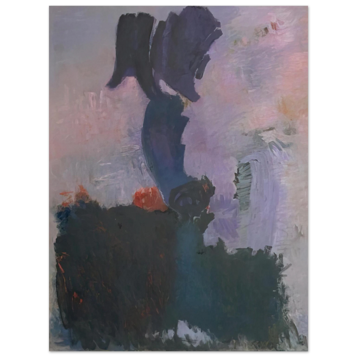 Adja Yunkers - Embroidered Halo - 1958  75x100 cm / 30x40inches Fine Art Poster