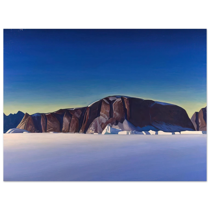 Rockwell Kent - Greenland Coast  75x100 cm / 30x40inches Fine Art Poster
