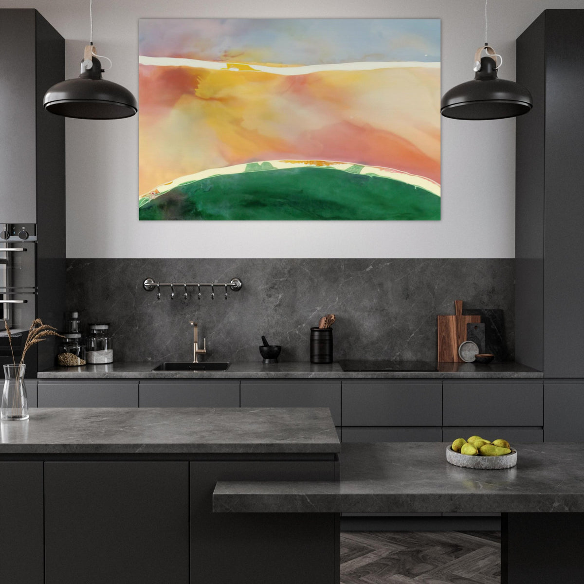 Bay Breeze - 1969 - Ronnie Landfield Art Prints - 100x150 cm / 40x60″ inches | Ronnie Landfield Poster | Ronnie Landfield Prints